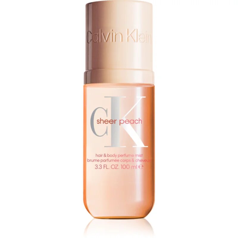 Calvin Klein CK Sheer Peach parfémovaný sprej na tělo a vlasy unisex 100 ml