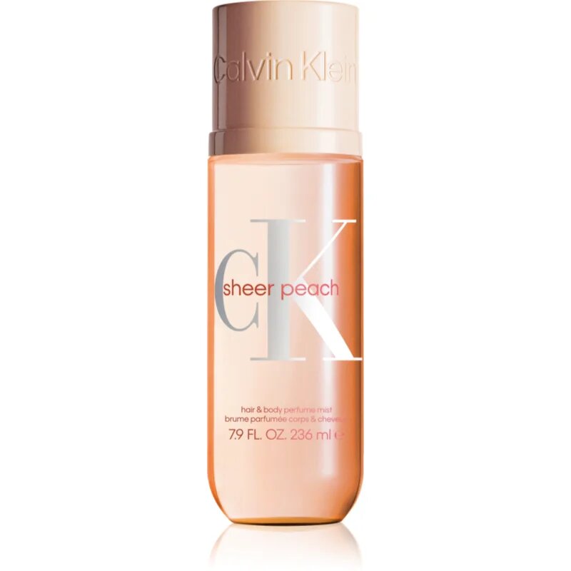 Calvin Klein CK Sheer Peach parfémovaný sprej na tělo a vlasy unisex 236 ml