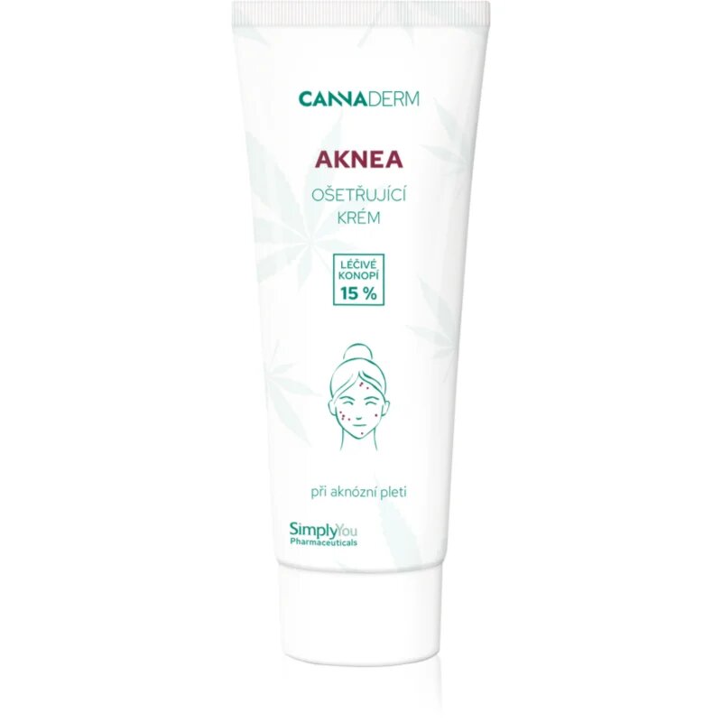 Cannaderm Aknea Krém na obličej pleťový krém pro problematickou pleť 75 g