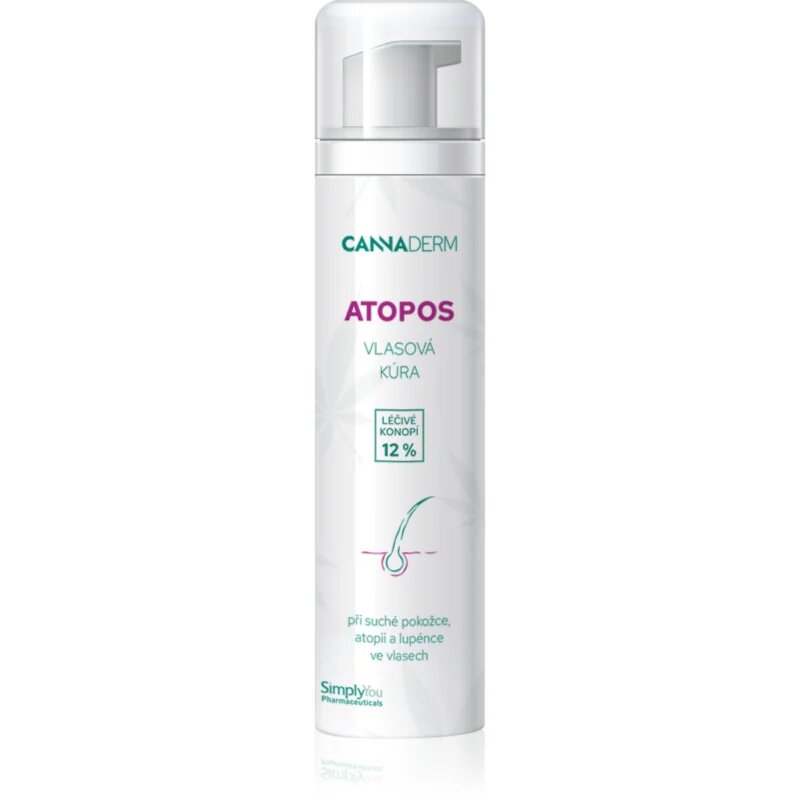 Cannaderm Atopos Sensitive scalp treament intenzivní kúra pro podrážděnou pokožku hlavy 100 ml