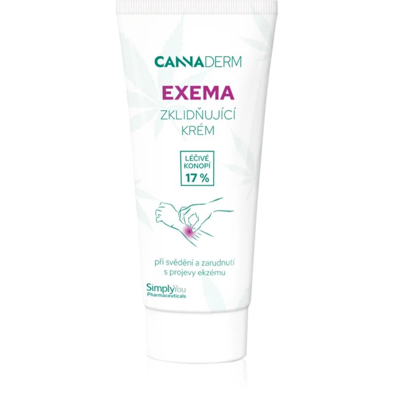 Cannaderm Exema Zklidňující krém zklidňující krém s konopným olejem 50 g