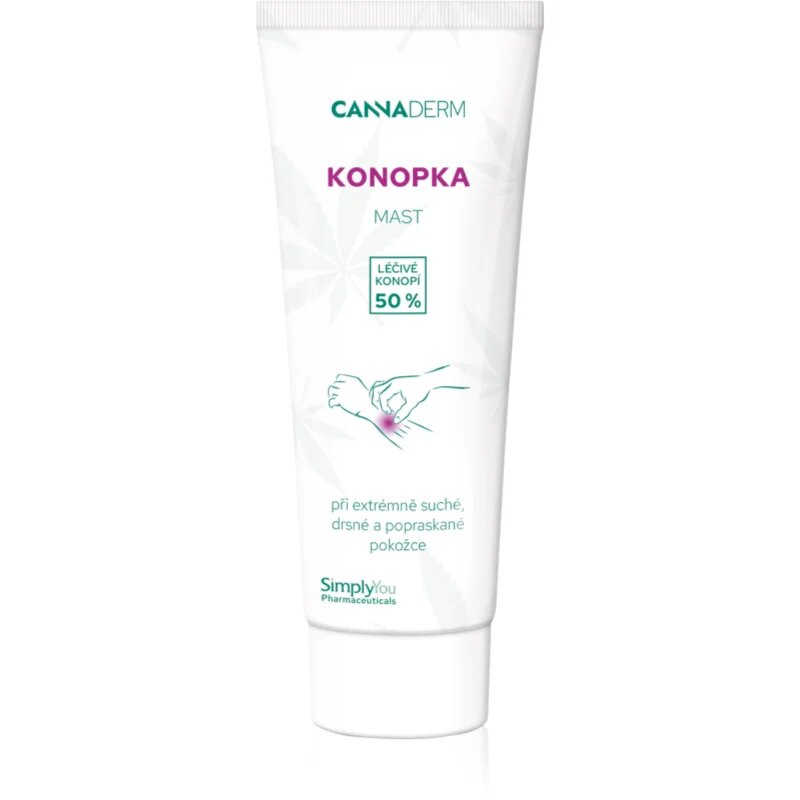 Cannaderm Konopka Ošetření suché pokožky mast pro velmi suchou pokožku 75 g