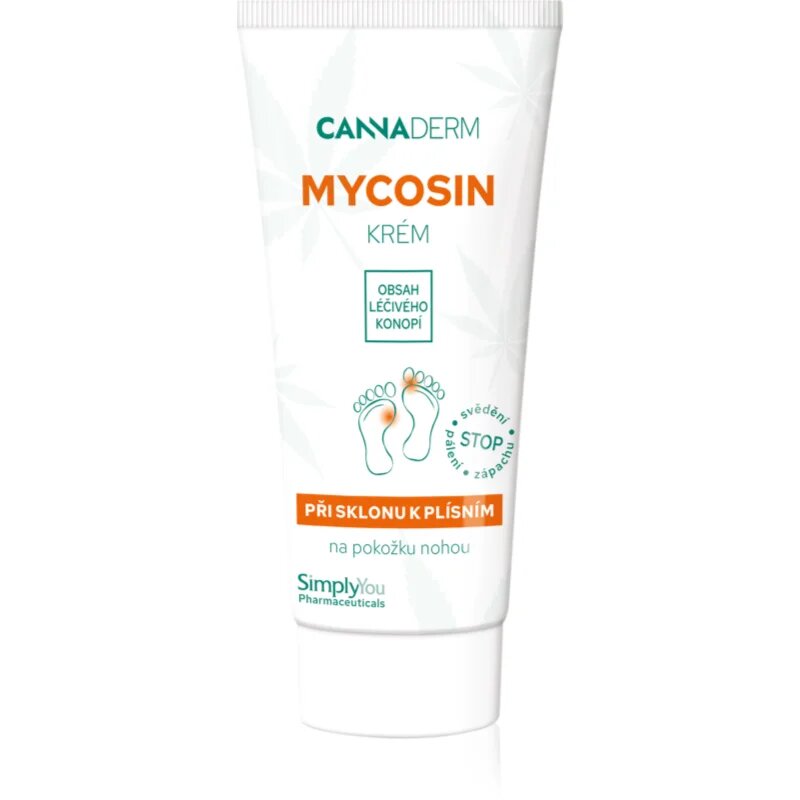 Cannaderm Mycosin krém aktivní krém s konopným olejem 30 g