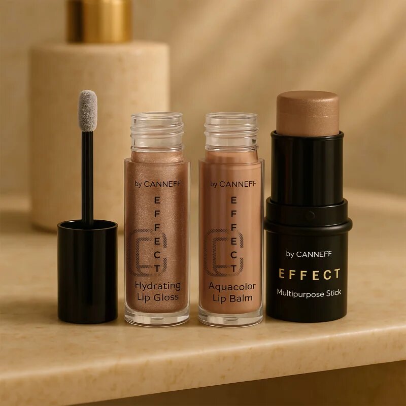 Canneff Effect by Aquacolor Lip Balm balzám na rty odstín Mocha Mousse 4 ml