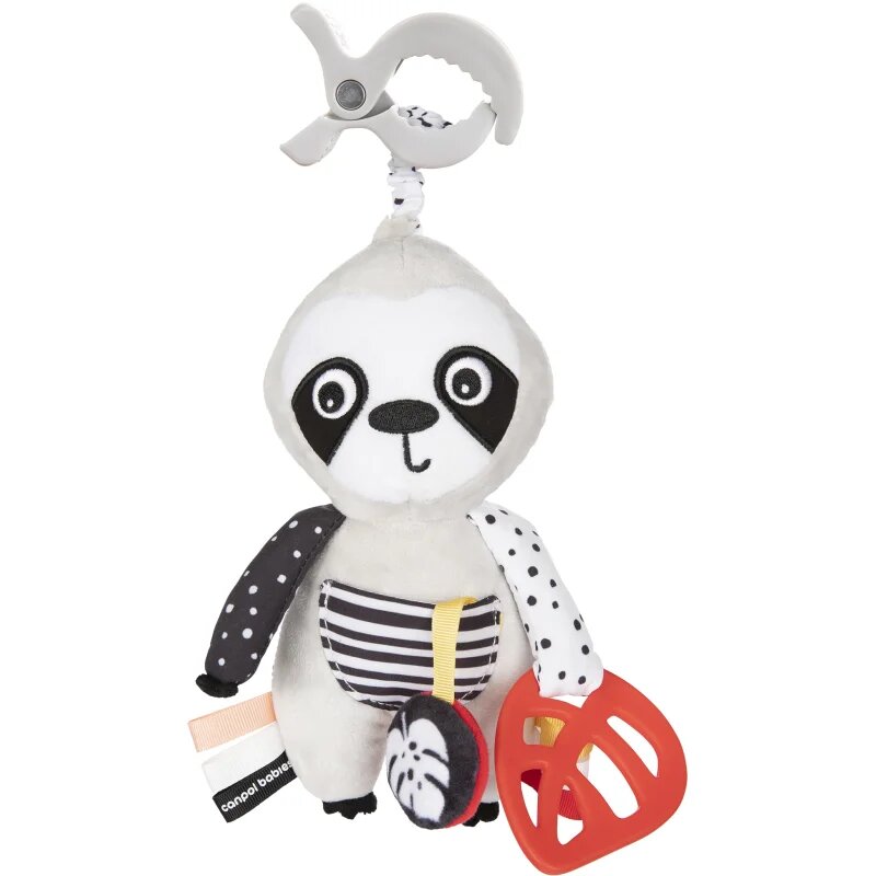 Canpol babies BabiesBoo Interactive Sensory Toy kontrastní závěsná hračka s klipem 1 ks
