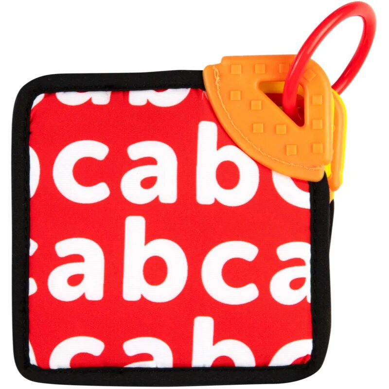 Canpol babies BabiesBoo Sensory Cards with Teether otočná knížka s kousátkem 1 ks