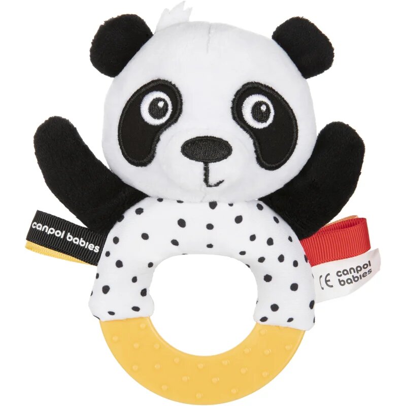 Canpol babies BabiesBoo Teether and Rattle kousátko s chrastítkem 1 ks
