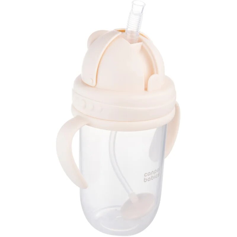 Canpol babies Cup hrnek se závažím Nude 6m+ 1 ks