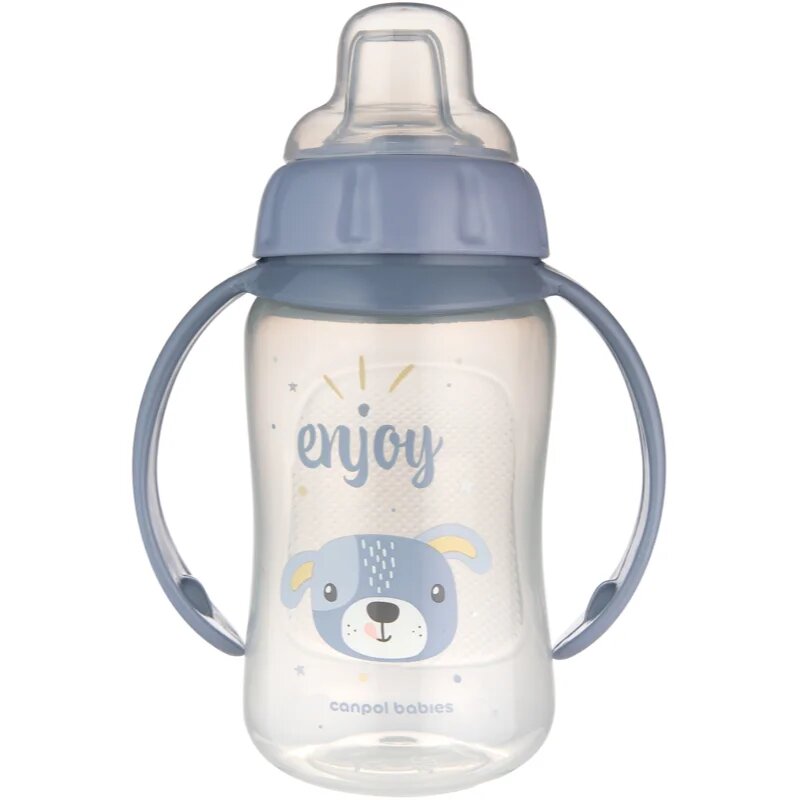 Canpol babies Cute Animals Training Cup tréninkový hrnek Dog 6m+ 1 ks