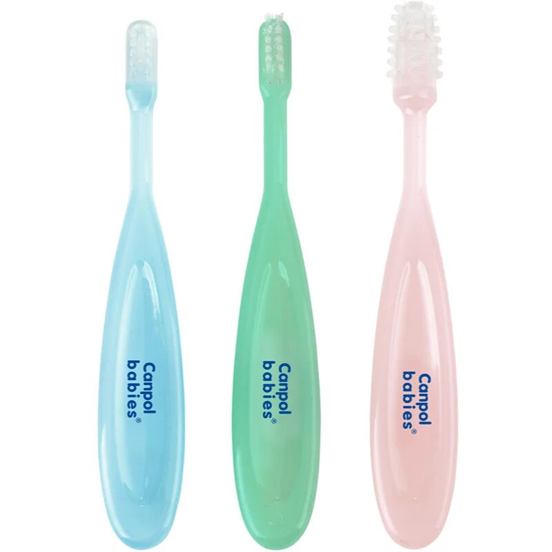 Canpol babies Hygiene kartáček pro děti na zuby a dásně 3 ks