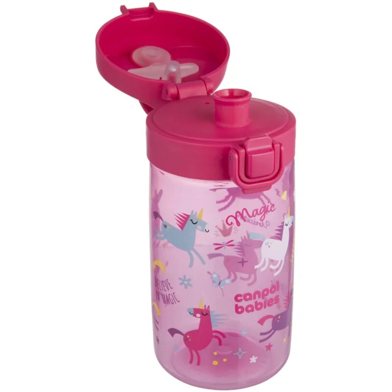 Canpol babies Junior Bottle dětská láhev Pink 1 ks