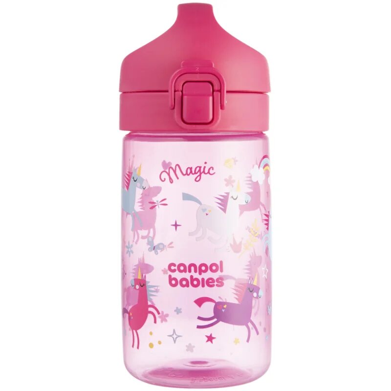 Canpol babies Junior Bottle dětská láhev Pink 1 ks