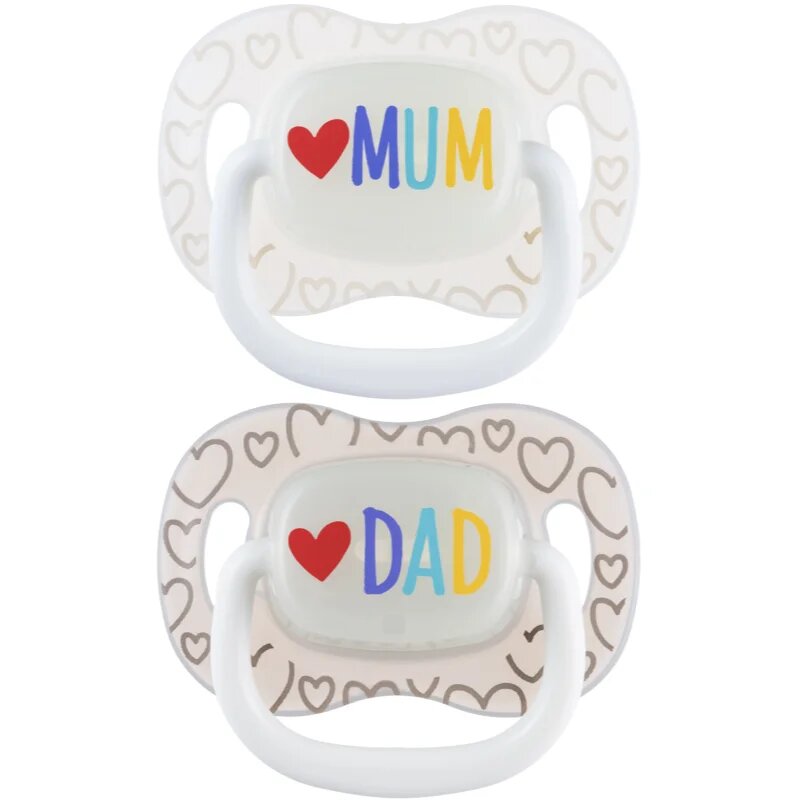 Canpol babies MUM&DAD dudlík 6-18 m 2 ks