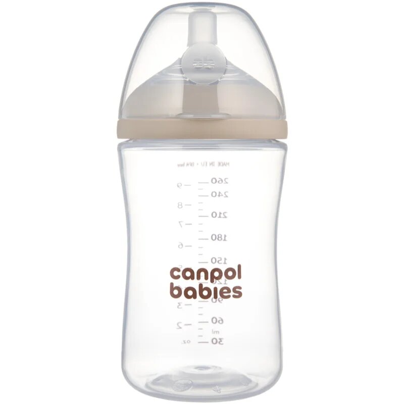 Canpol babies Natural Shape antikoliková láhev 3m+ 1 ks