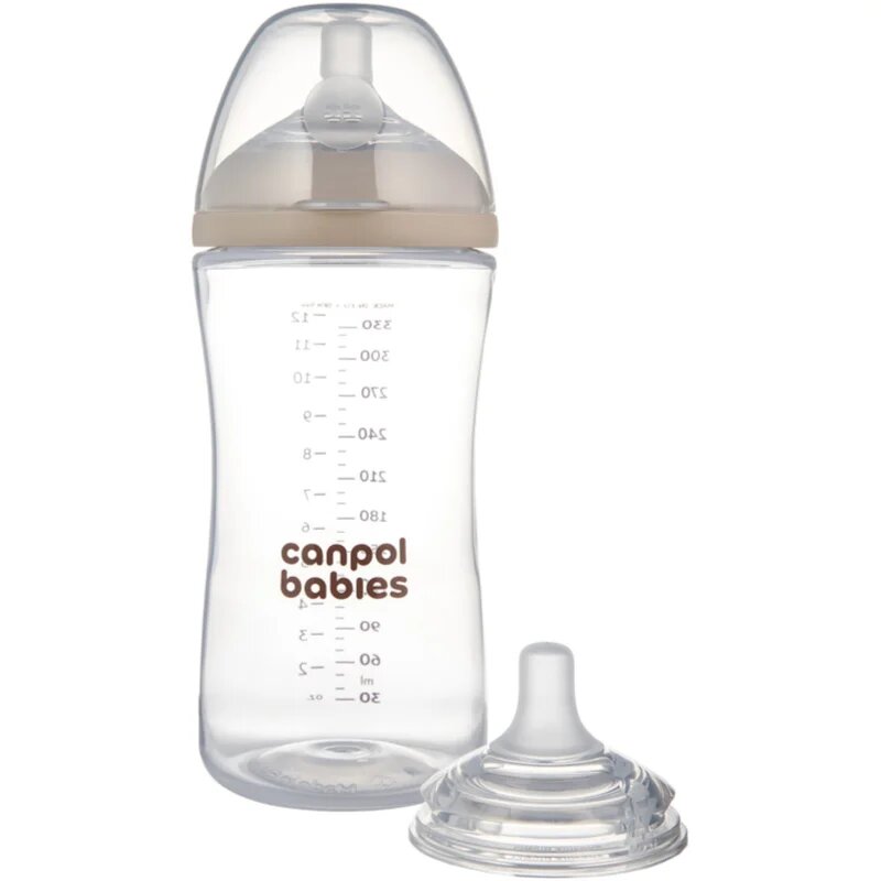 Canpol babies Natural Shape antikoliková láhev 3m+ 1 ks