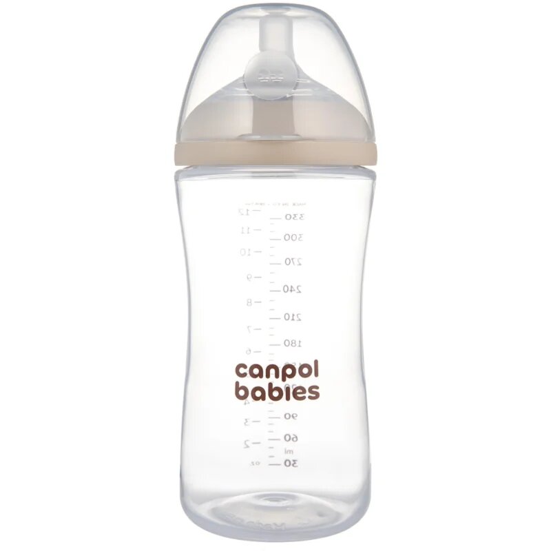 Canpol babies Natural Shape antikoliková láhev 6m+ 1 ks