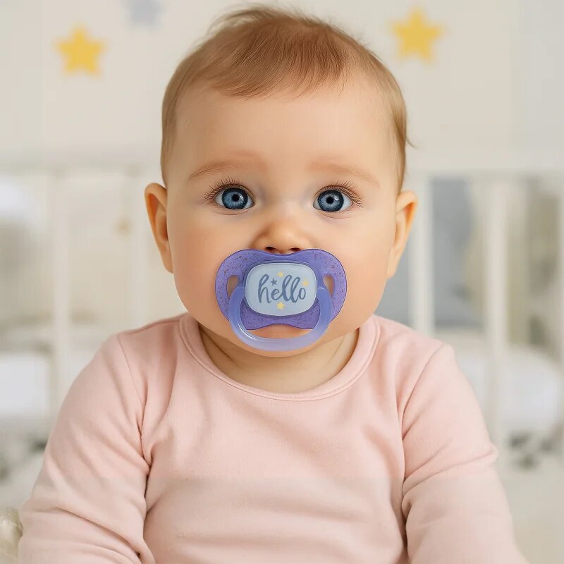 Canpol babies NIGHTGLOW Boy dudlík 18m+ 2 ks