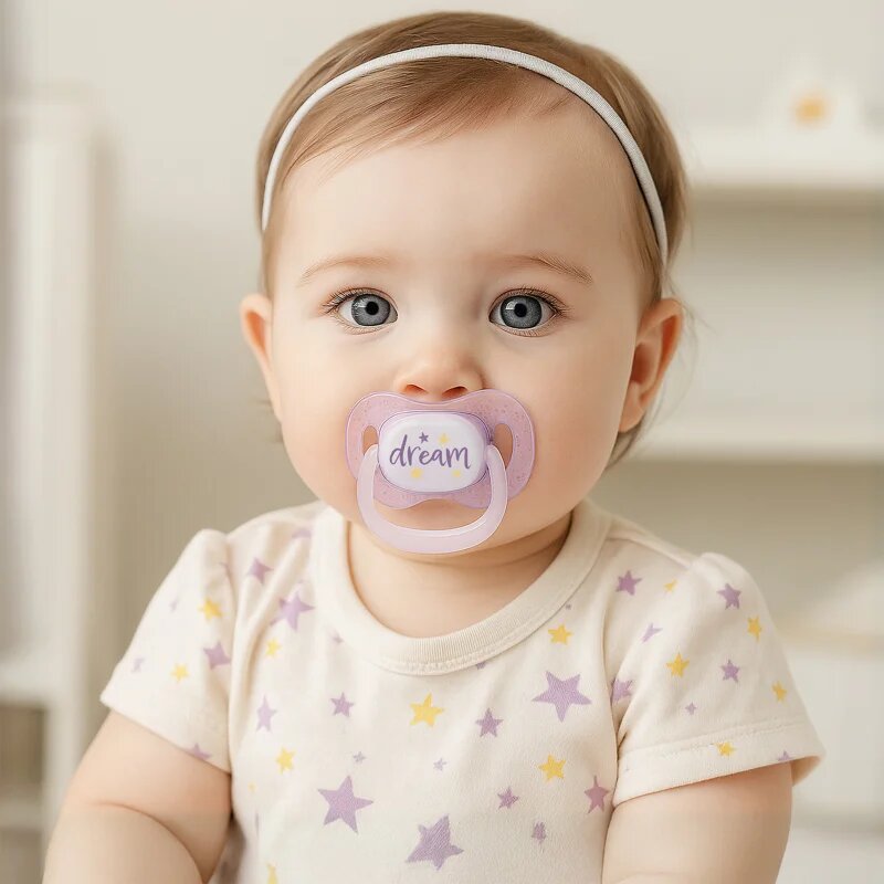 Canpol babies NIGHTGLOW Girl dudlík 6-18 m 2 ks