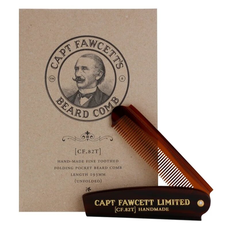 Captain Fawcett Accessories skládací hřeben na plnovous (CF.82T) 19.3 cm