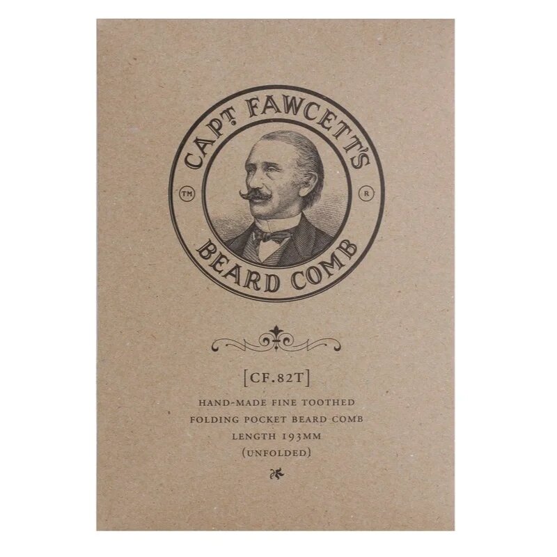 Captain Fawcett Accessories skládací hřeben na plnovous (CF.82T) 19.3 cm