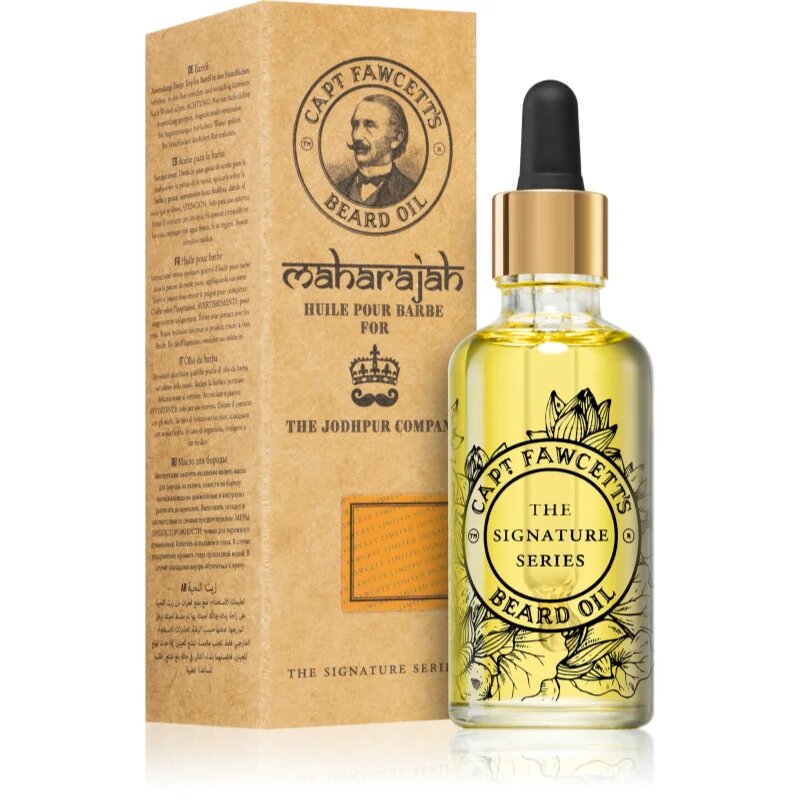 Captain Fawcett Beard Oil Maharajah olej na vousy pro muže 50 ml