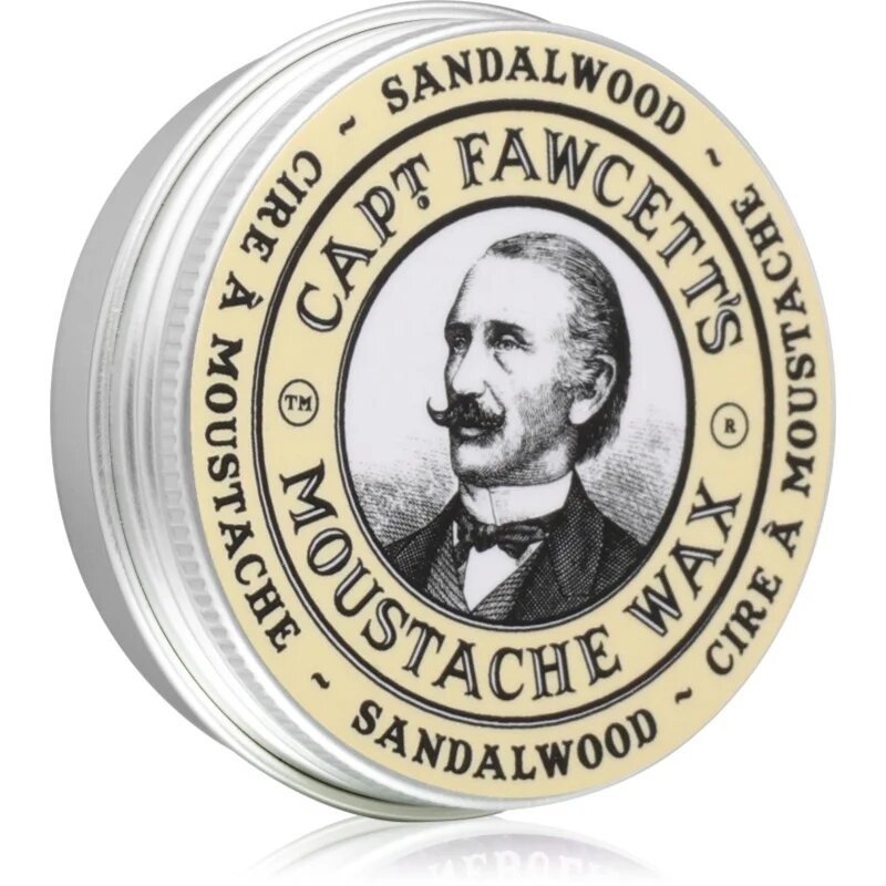 Captain Fawcett Moustache Wax The Gentleman's Stiffener vosk na knír Sandalwood 15 ml