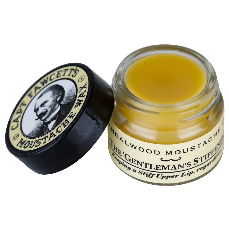 Captain Fawcett Moustache Wax The Gentleman's Stiffener vosk na knír Sandalwood 15 ml