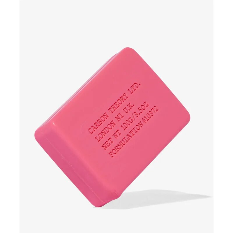 Carbon Theory Facial Cleansing Bar Niacinamide čisticí mýdlo na obličej Pink 100 g