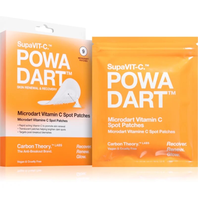 Carbon Theory SupaVIT-C Anti-blemish patches náplasti na problematickou pleť 9 ks