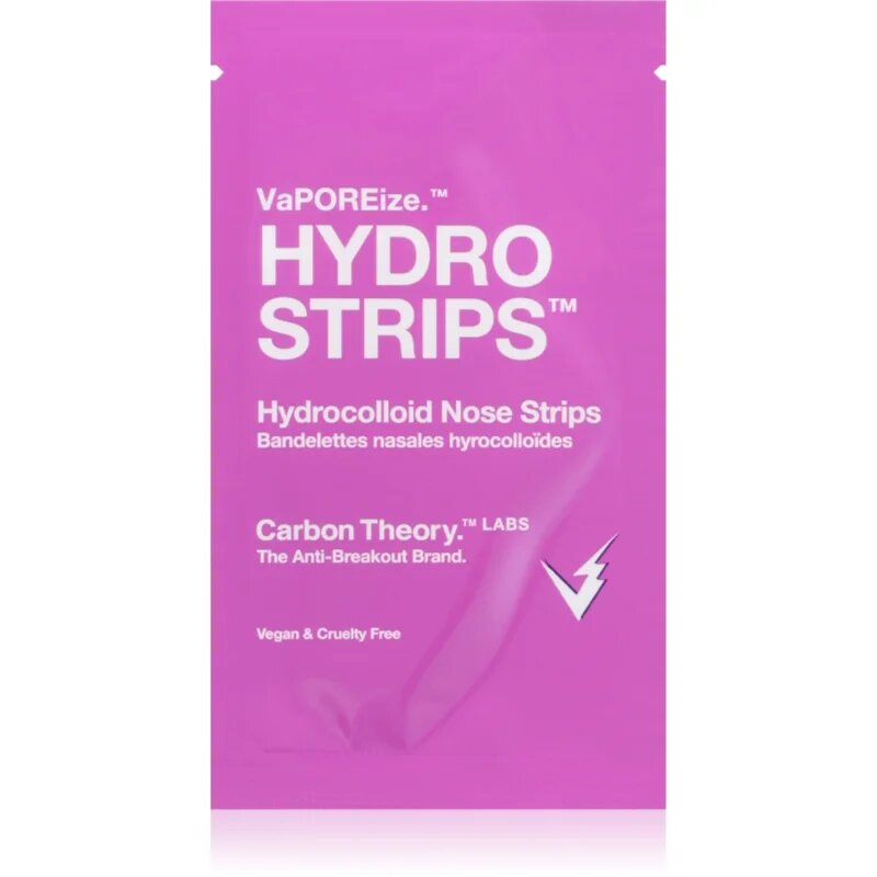 Carbon Theory Vaporeize Hydro Strips čisticí náplast na zanešené póry na nose 8 ks