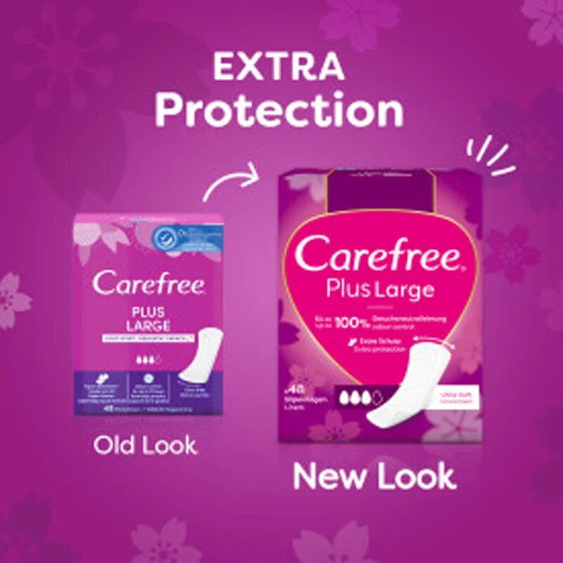 Carefree Plus Large Light Scent slipové vložky 48 ks