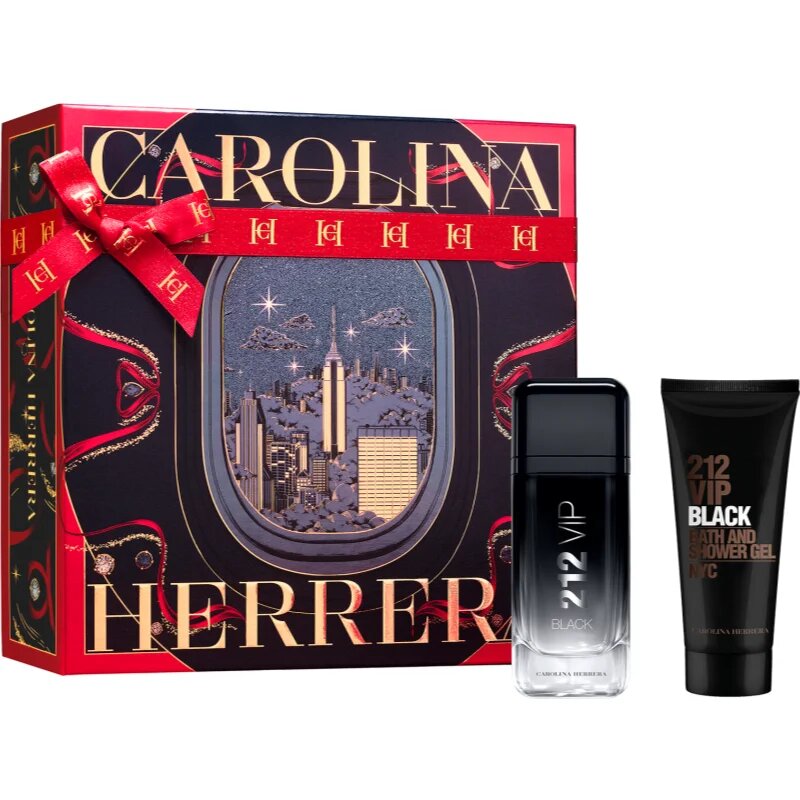 Carolina Herrera 212 VIP Black dárková sada pro muže