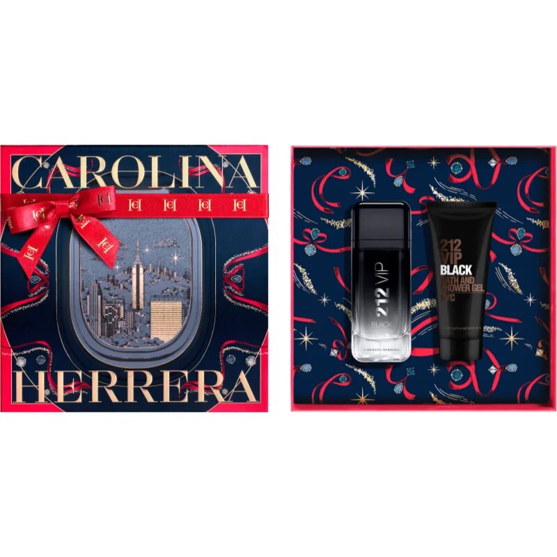 Carolina Herrera 212 VIP Black dárková sada pro muže
