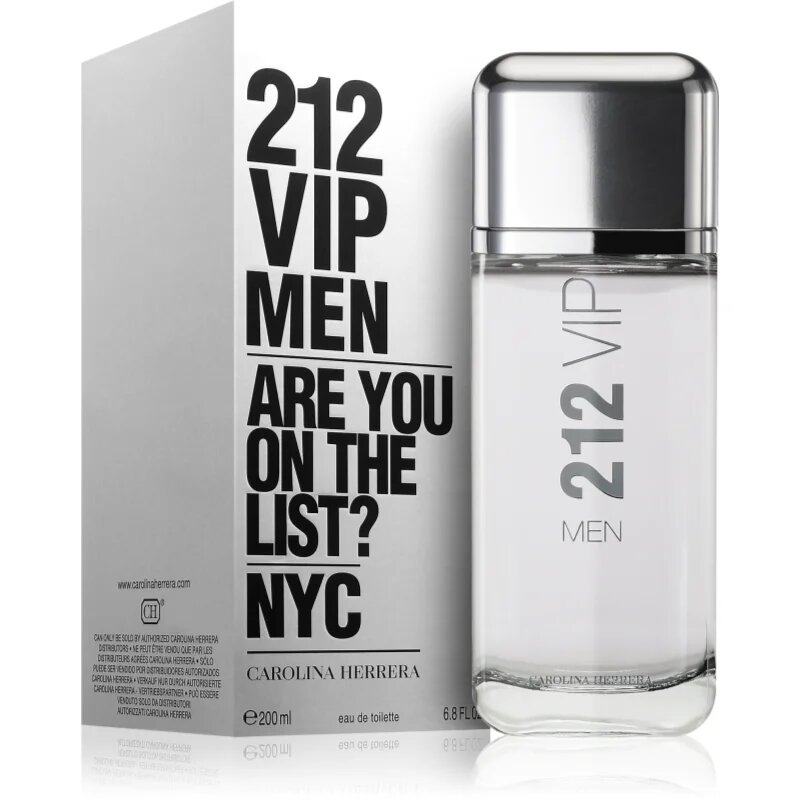 Carolina Herrera 212 VIP Men toaletní voda pro muže 200 ml