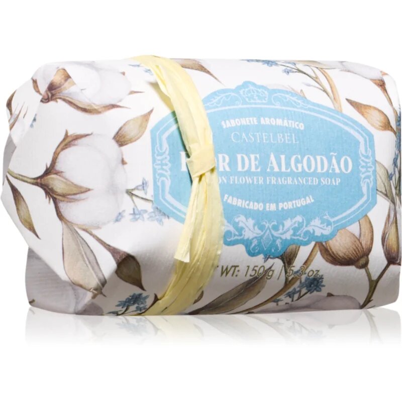 Castelbel Cotton Flower tuhé mýdlo 150 g
