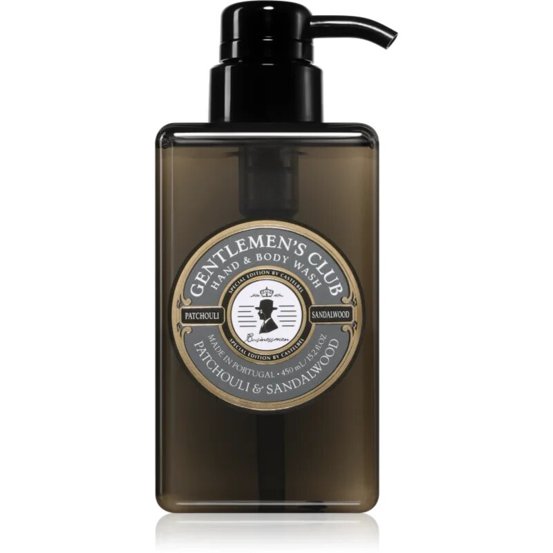 Castelbel Gentlemen's Club Patchouli & Sandalwood luxusní tekuté mýdlo na ruce a tělo 450 ml