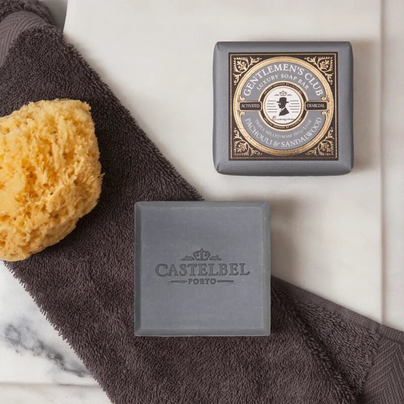Castelbel Gentlemen's Club Patchouli & Sandalwood luxusní tuhé mýdlo 150 g
