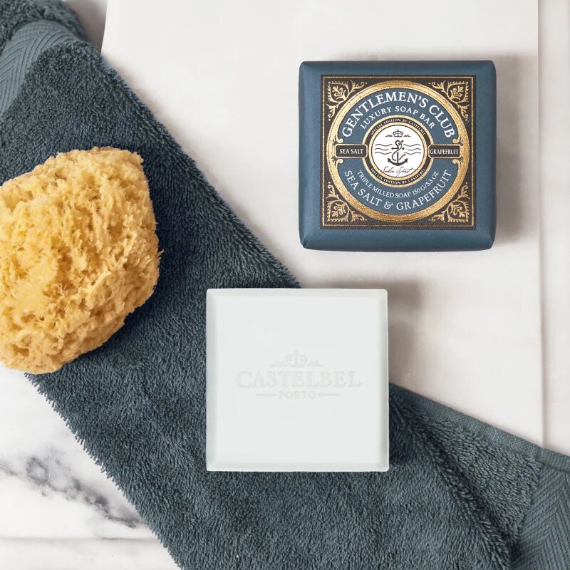 Castelbel Gentlemen's Club Sea Salt & Grapefruit luxusní tuhé mýdlo 150 g
