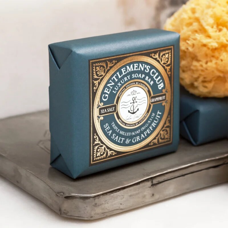 Castelbel Gentlemen's Club Sea Salt & Grapefruit luxusní tuhé mýdlo 150 g