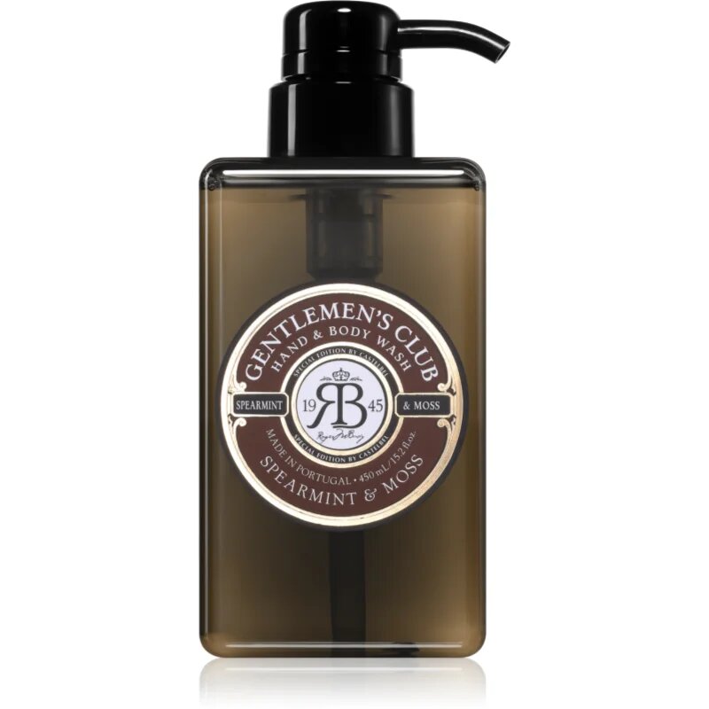 Castelbel Gentlemen's Club Spearmint & Moss luxusní tekuté mýdlo na ruce a tělo 450 ml