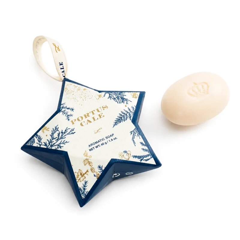 Castelbel Portus Cale Festive Blue tuhé mýdlo 40 g