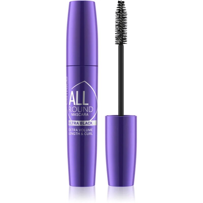 Catrice Allround řasenka pro prodloužení natočení a objem odstín 010 Ultra Black 11 ml