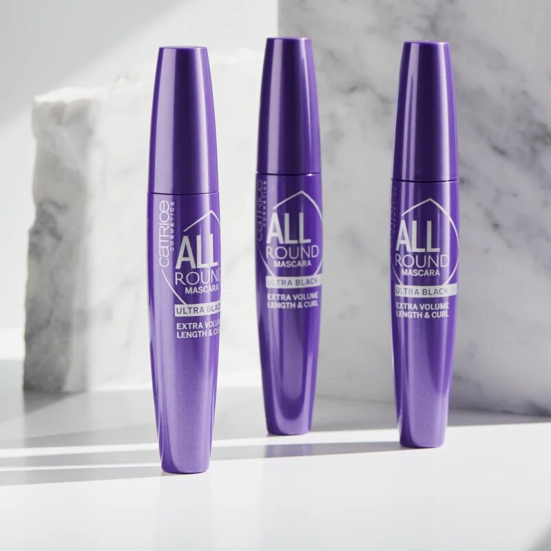 Catrice Allround řasenka pro prodloužení natočení a objem odstín 010 Ultra Black 11 ml