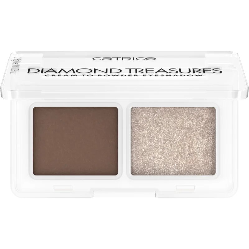 Catrice Diamond Treasures duo oční stíny odstín 01 Hazel Spark 2.8 g