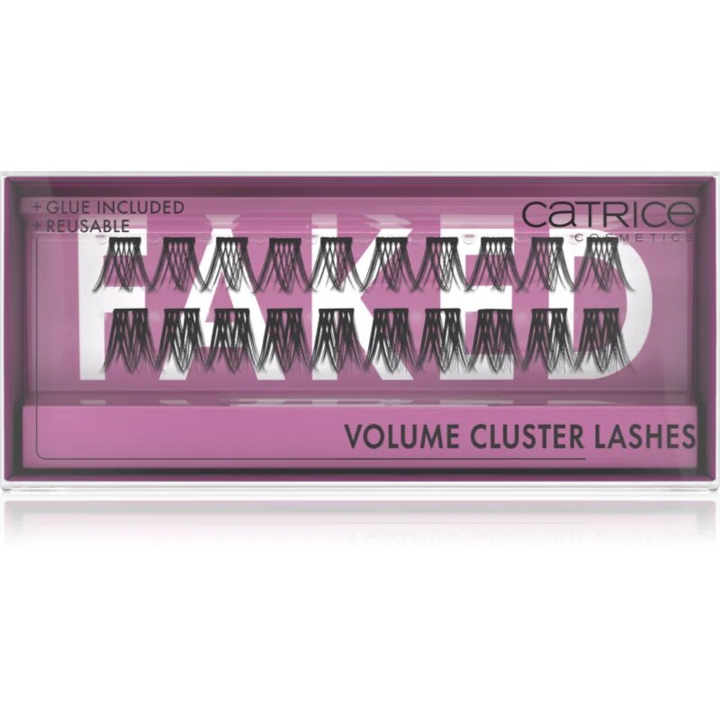 Catrice Faked umělé řasy s lepidlem Volume Cluster 20 ks