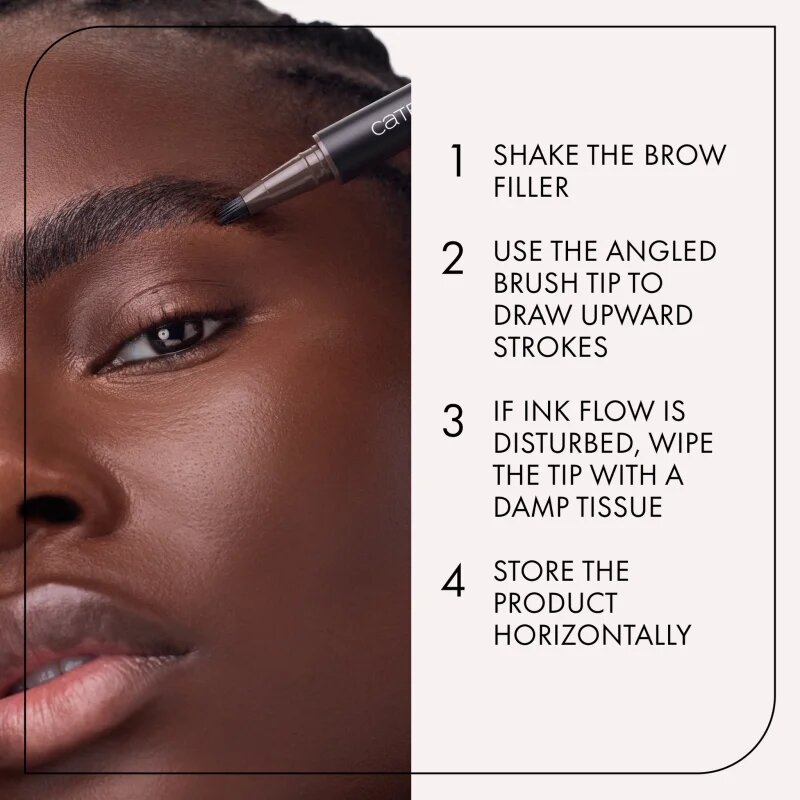 Catrice Feather Brow Filler voděodolná tužka na obočí odstín 010 Ash Brown 0.5 ml
