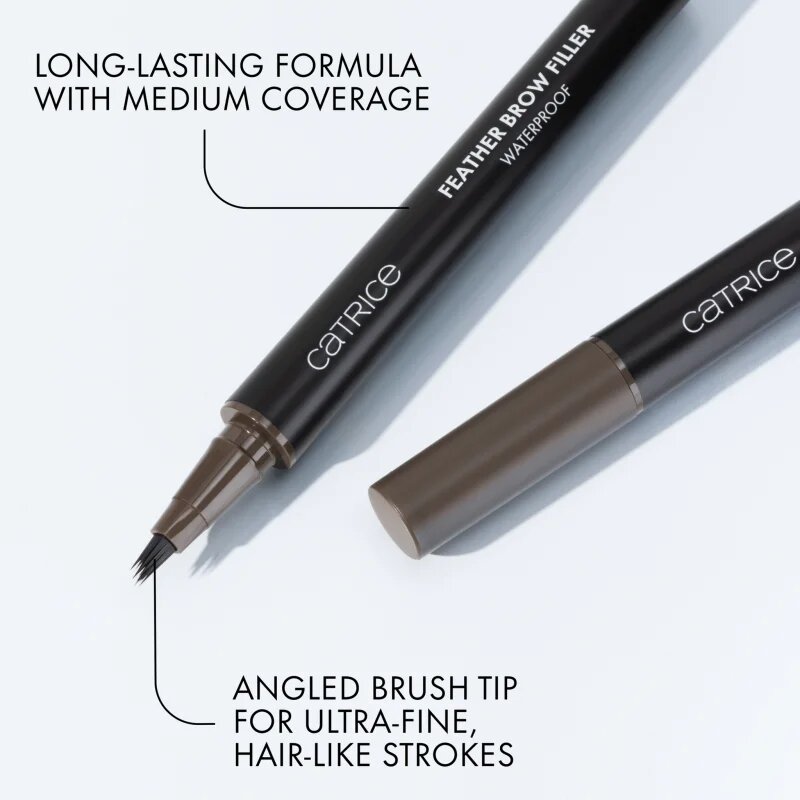 Catrice Feather Brow Filler voděodolná tužka na obočí odstín 020 Medium Brown 0.5 ml