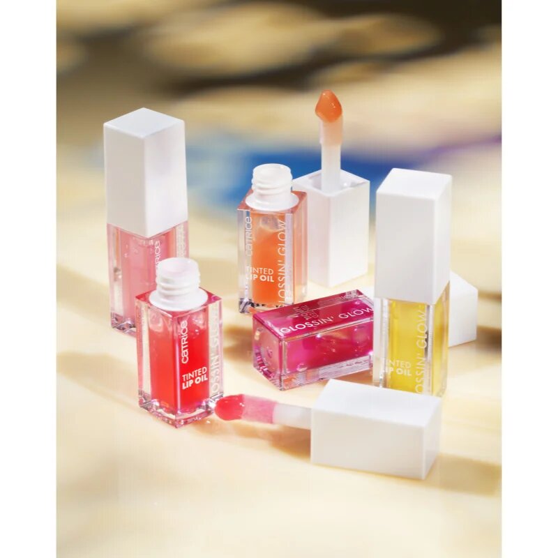Catrice Glossing Glow tónovací olej na rty odstín 020 - Drama Mama 4 ml