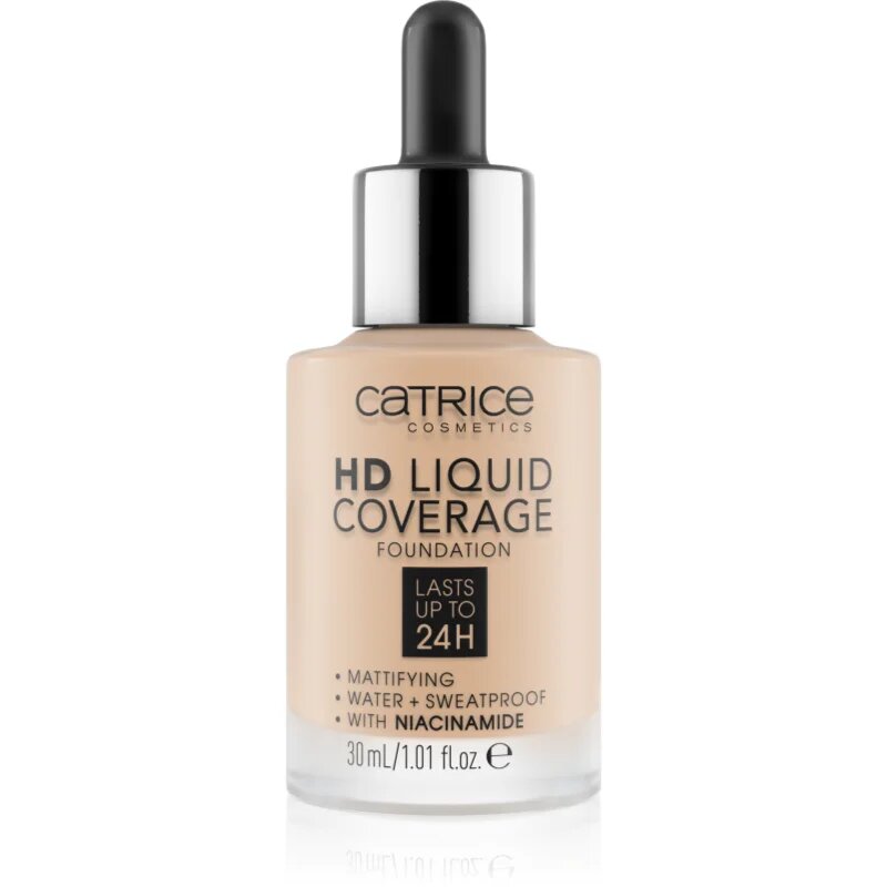 Catrice HD Liquid Coverage make-up odstín 010 Light Beige 30 ml