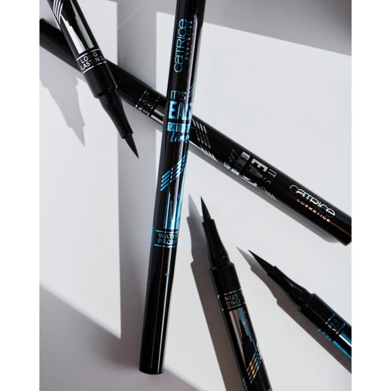 Catrice It's Easy Black Liner tekuté oční linky odstín 010 BLACKEST BLACK 1 ml